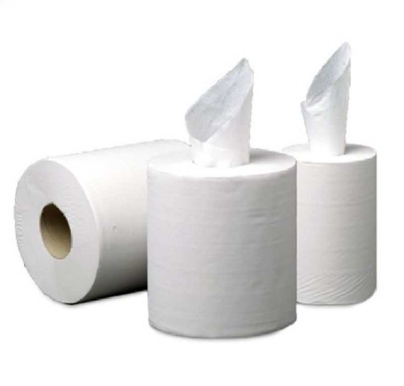 PAPEL SECAMANOS Y PAPEL HIGIENICO ENVASADO EN CAJAS DE CARTON