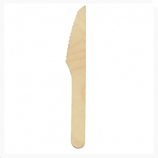 Cuchillo de Madera Natural . 400 unidades