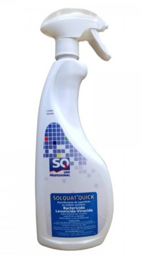 Limpiador Desinfectante SOLQUAT DES 750 ml  (3 unidades)
