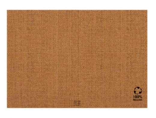 Manteles Individuales de Papel, estilo "Arpillera". 30 x 40 cm- 500 unidades