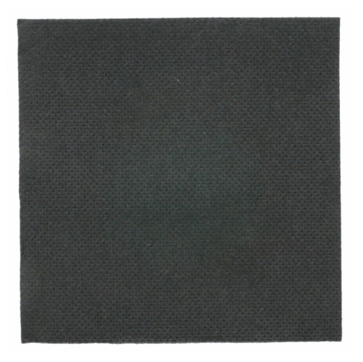 SERVILLETAS ECOLABEL 'DOUBLE POINT' 18 G/M2 33x33 CM NEGRO TISSUE (1200 UNIDADES)