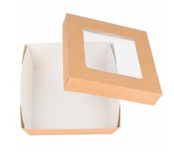 Cajas de Carton con Tapa con Ventana (100 Unidades)