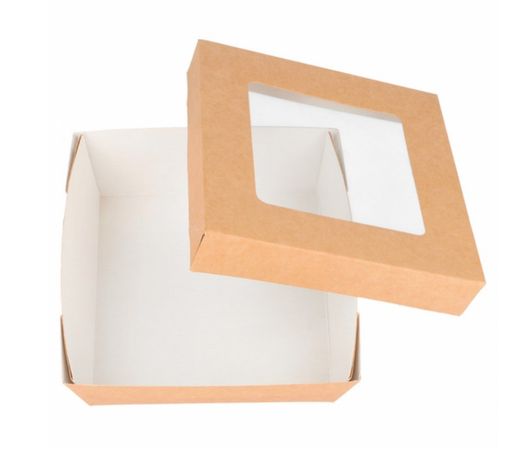 Cajas de Carton con Tapa con Ventana (100 Unidades)