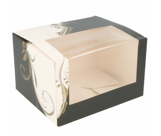 Cajas de Pasteleria Alargadas con Ventana (100 Unidades)