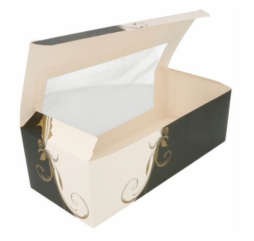 Cajas de Pasteleria Alargadas con Ventana (100 Unidades)