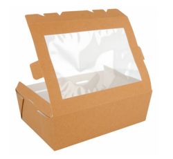 Cajas Ensalada Rectangular con Ventana ( 100 Unidades)