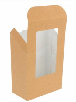 Cajas para Wrap con Ventana ( 100 Unidades)
