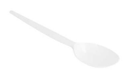 Cucharas de Plastico. PS. Blanco. ( 1000 Unidades)