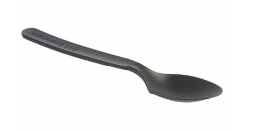Cucharas Negras CPLA. 16 cm. 500 Unidades