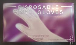 Guantes de Vinilo 10 cajas de 100 unidades (1000 guantes)