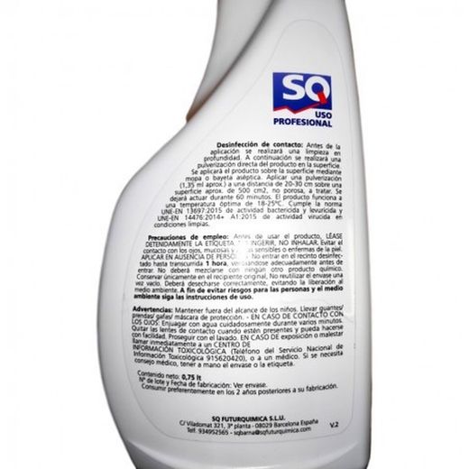 Limpiador Desinfectante SOLQUAT DES 750 ml  (3 unidades)