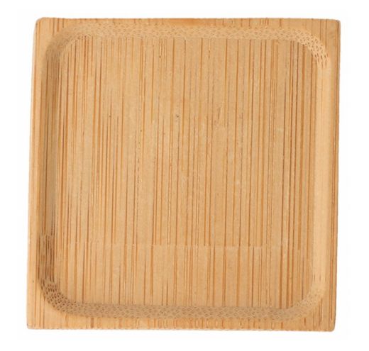 MINI PLATOS DE BAMBU ( 24 Unidades)