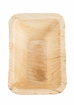 Mini Tarrina de Hoja de Palma (200 Unidades)
