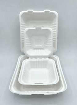 Packs de 125u de envase para hamburgues de 450ml y 15X15X5cm