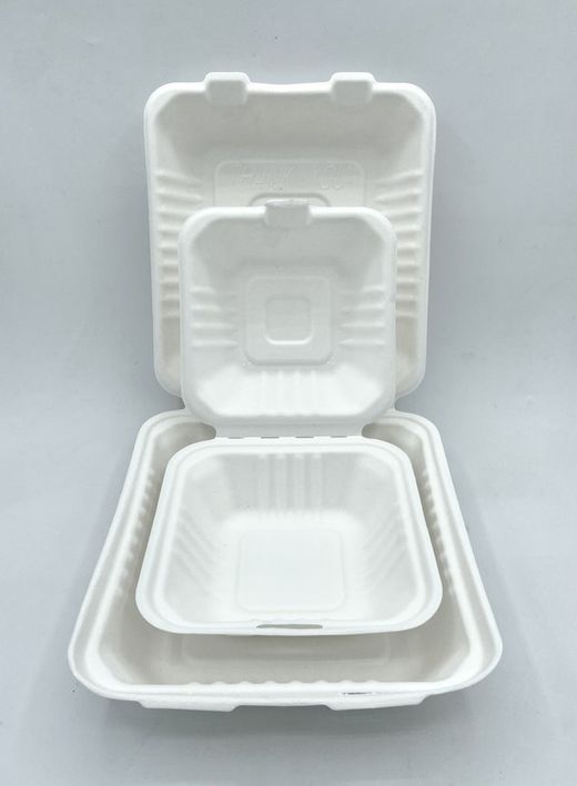 Packs de 125u de envase para hamburgues de 450ml y 15X15X5cm