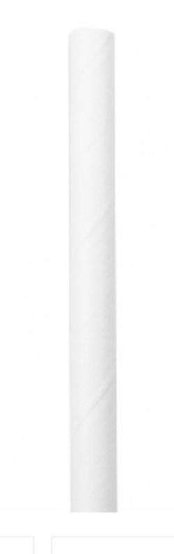 Pajitas de Papel Desechables (Blancas) Rectas- 21 cm -( 500 Unidades)