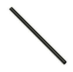 Pajitas de Papel Desechables (Negras)Rectas- 21 cm ( 500 Unidades)