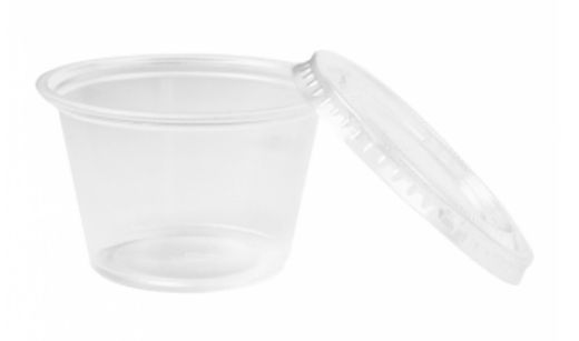 Pequeñas Tarrinas con Tapa.(Transparentes) PP  200 unidades