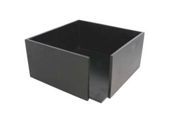 Porta Servilletas Bambu. Negro (Unidad)