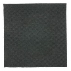 SERVILLETAS ECOLABEL 'DOUBLE POINT' 18 G/M2 33x33 CM NEGRO TISSUE (1200 UNIDADES)
