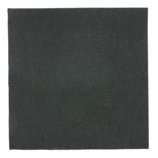 SERVILLETAS ECOLABEL 'DOUBLE POINT' 18 G/M2 33x33 CM NEGRO TISSUE (1200 UNIDADES)