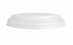 Tapas Blancas Translucidas BIO de CPLA (para Vasos de Caña de Azucar)