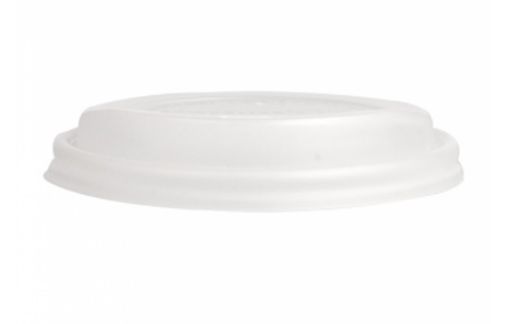 Tapas Blancas Translucidas BIO de CPLA (para Vasos de Caña de Azucar)