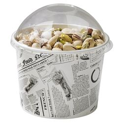 Tarrinas de Carton Diseño "News". 650 ML (500 Unidades)