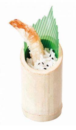 Tubo Truncado de BambuNatural (50 Unidades)