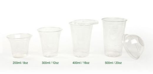 Vaso de Plastico PLA, Ecologico (500 Unidades)
